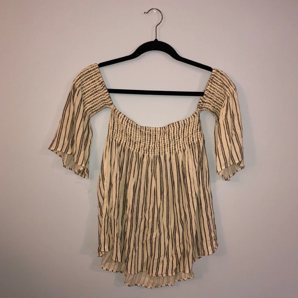 Billabong - 3/4 Sleeve Off the Shoulder Blouse